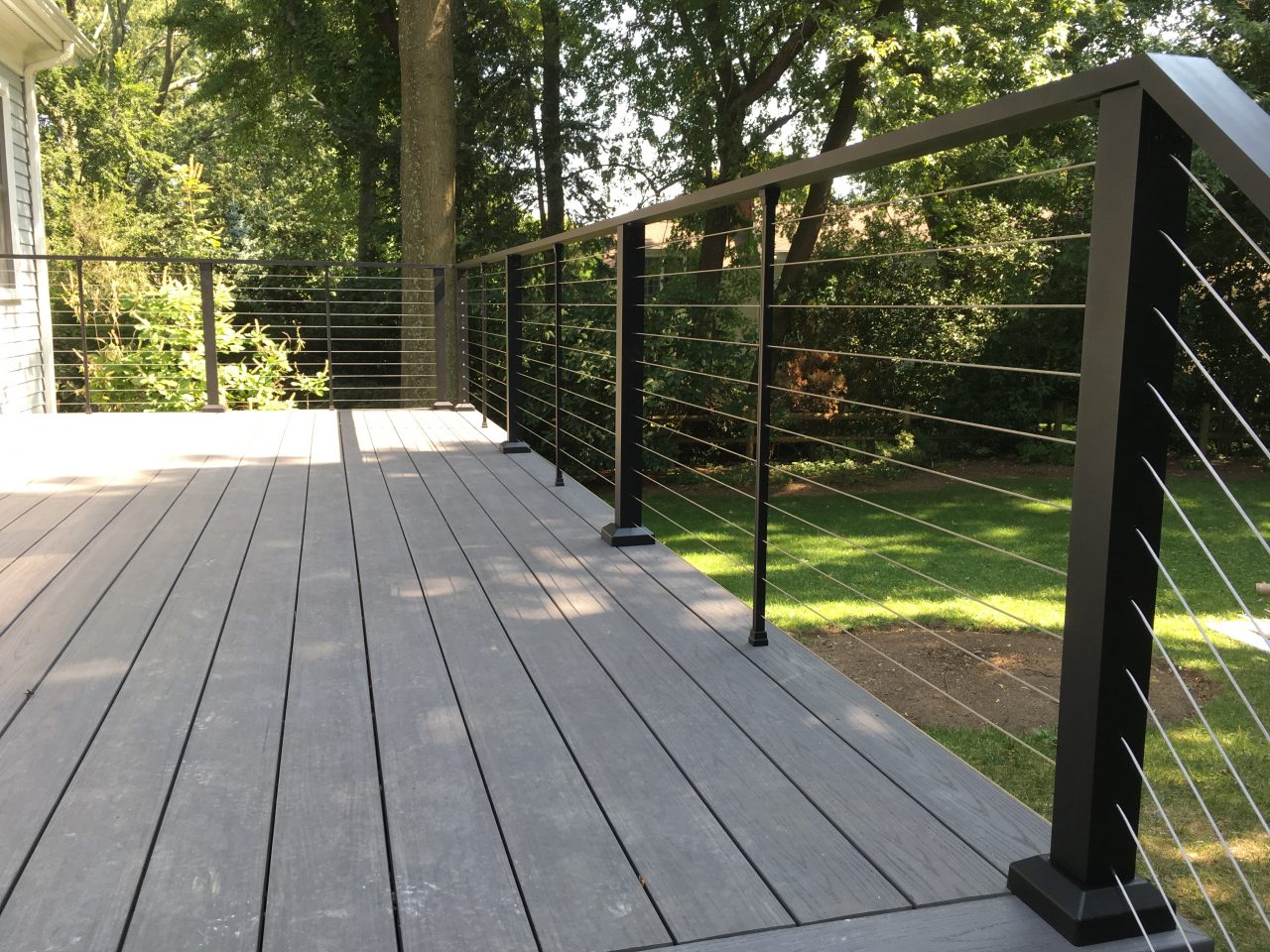 Aluminum Porch Hand Railing Installation Boston